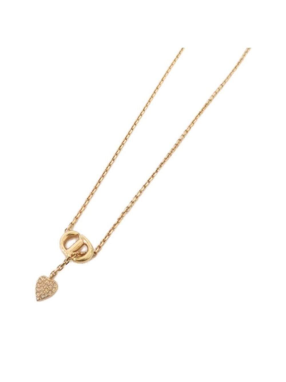 Dior CD Navy Necklace